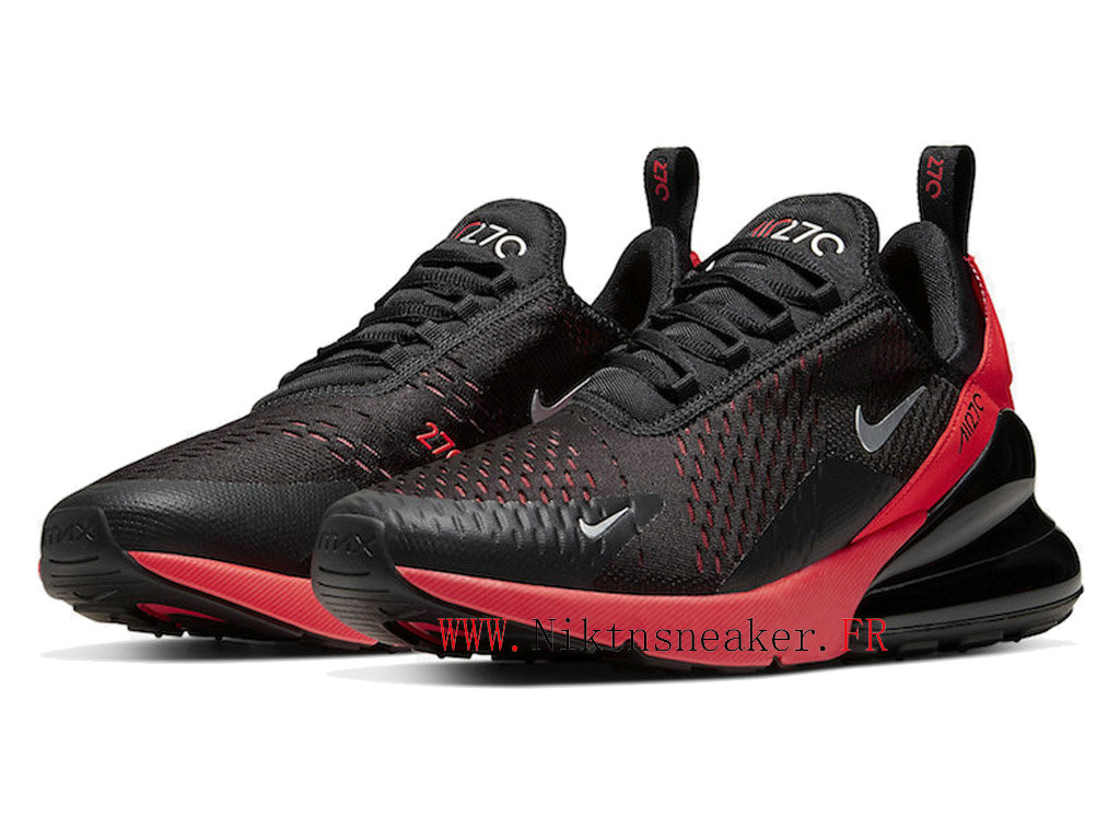 2020 Nike Air Max 270 Noir Rouge Ah8050 026 Chaussures De Course