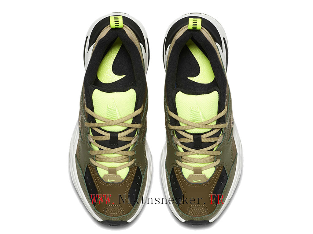 nike m2k tekno noir jaune